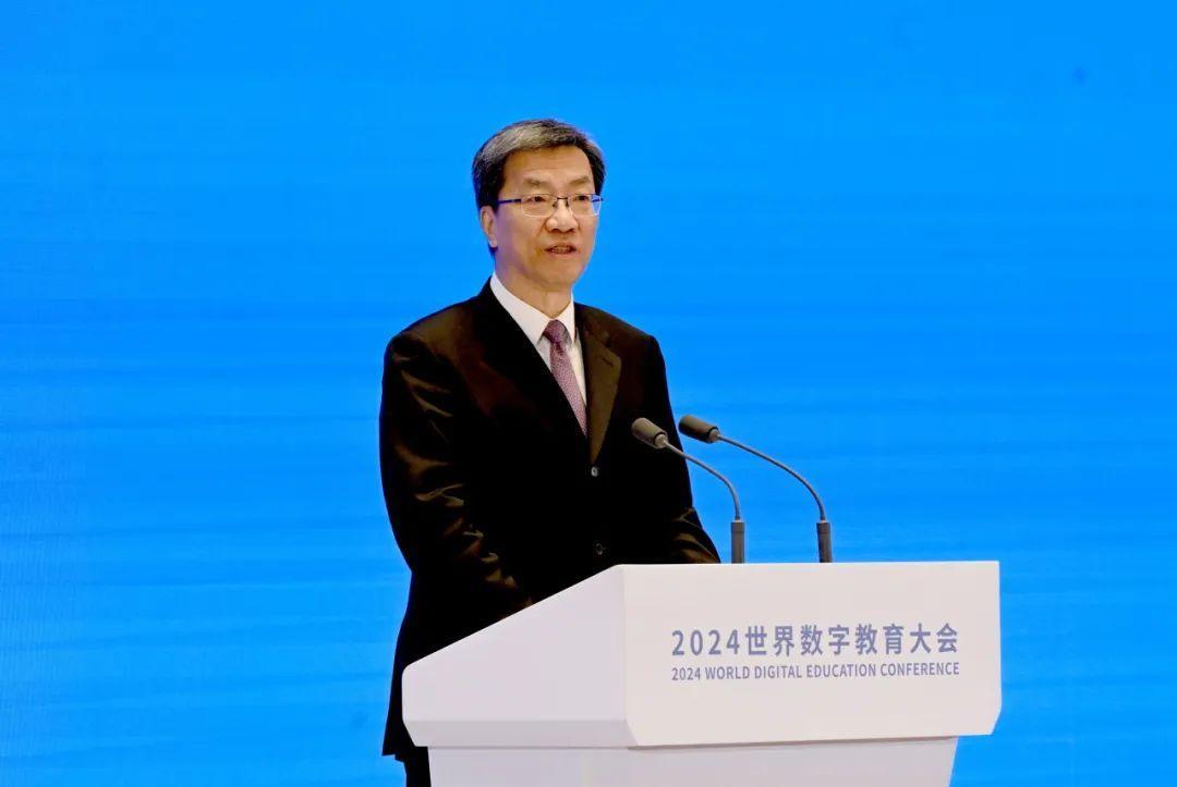 星空体育平台2024世界数字教育大会在上海开幕 教育部部长怀进鹏做主旨演讲(图4)